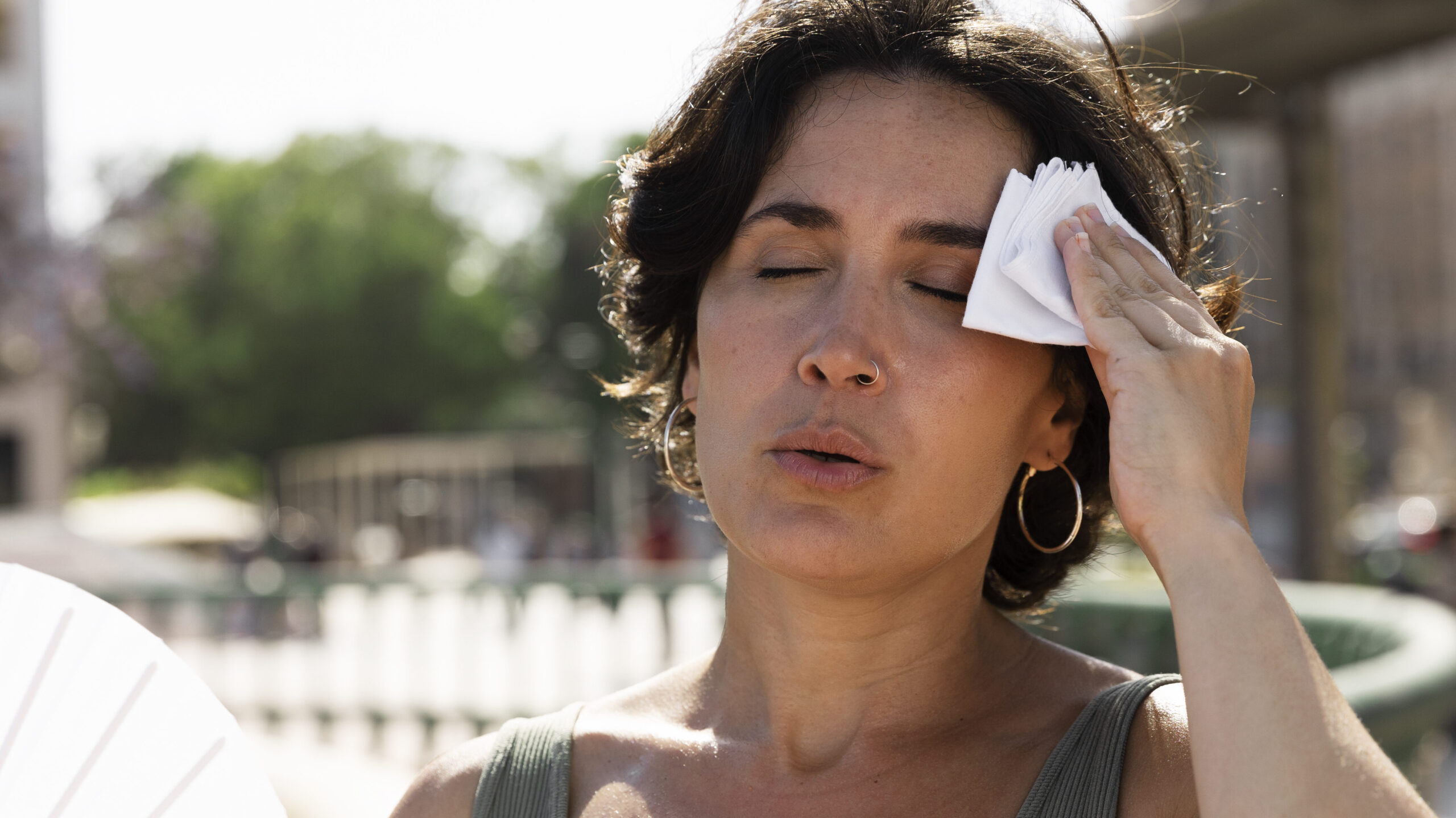 constant heat becomes physically and mentally draining.